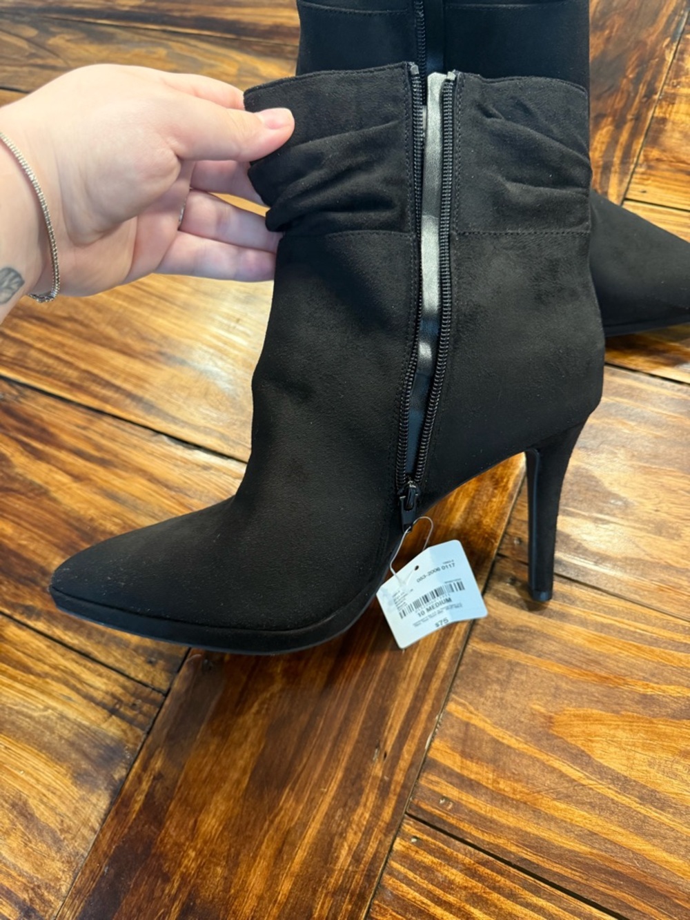 Worthington Black Women's High-Heel Ankle Booties - 10 NWT